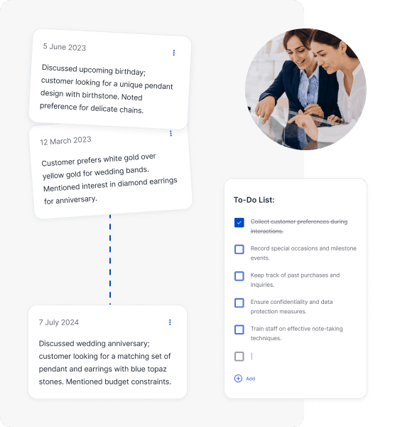 Customer notes