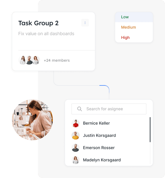 Centralize tasks and orders