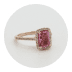 ring with pink stone
