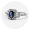 ring with blue stone