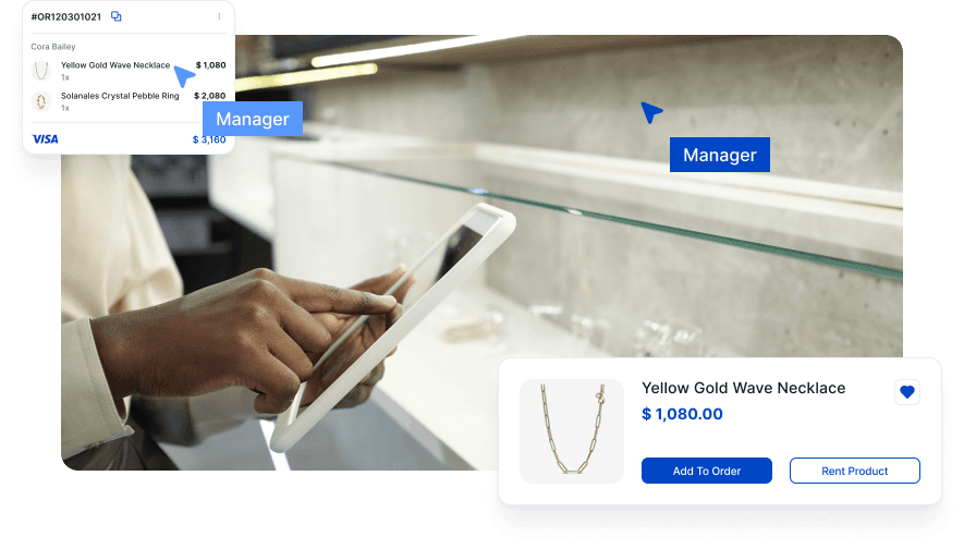 Point of sale (POS) for jewelry business